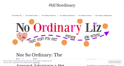 Desktop Screenshot of noordinaryliz.com